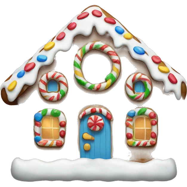 gingerbread house  emoji