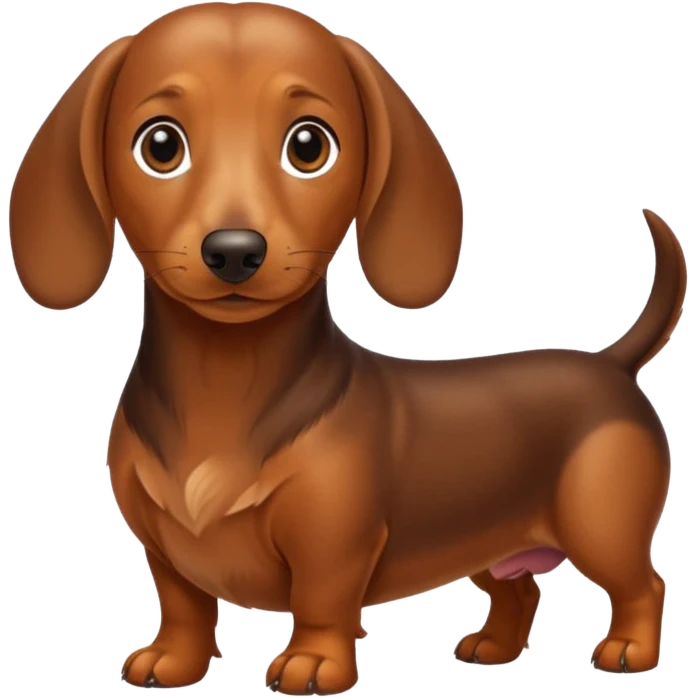 Perro salchicha emoji