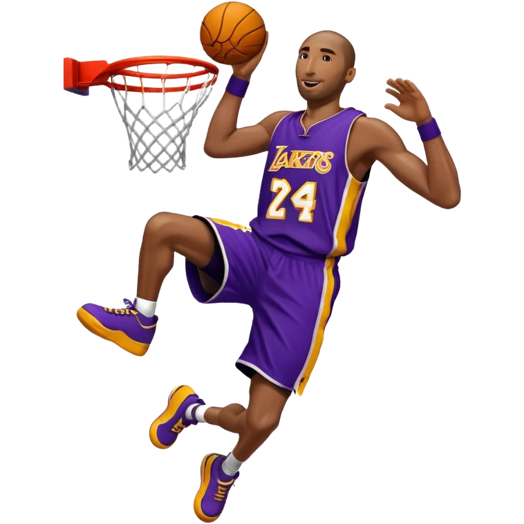 Kobe Bryant of him dunking  emoji