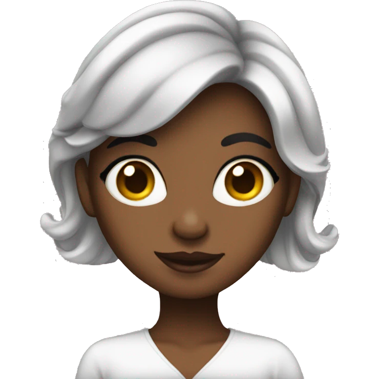 Coquette girl emoji