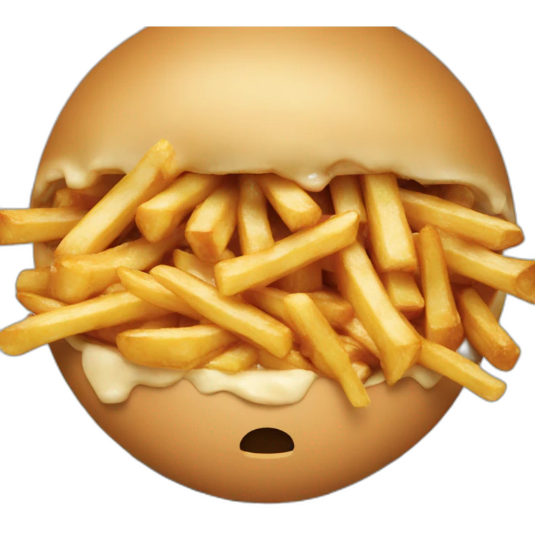 Poutine qui embrasse Donald Trump emoji