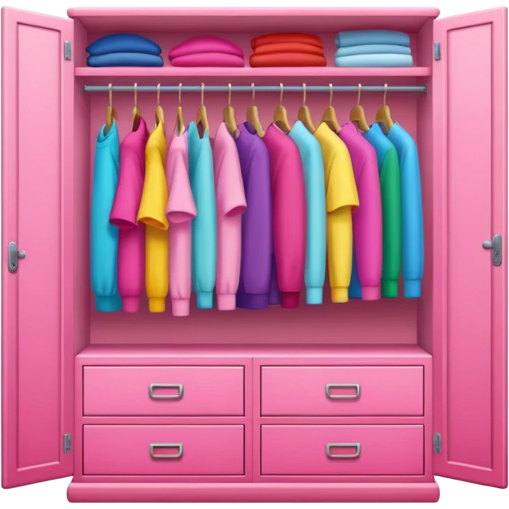 Pink closet emoji