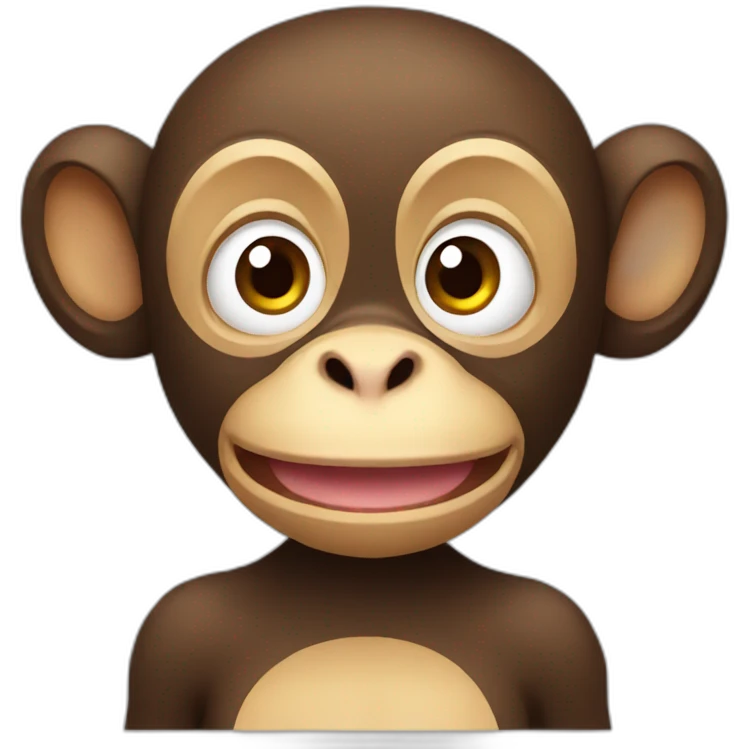 Monkey with duck beak emoji