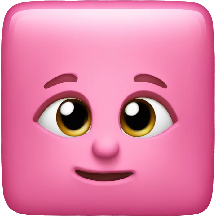 Pink Square emoji