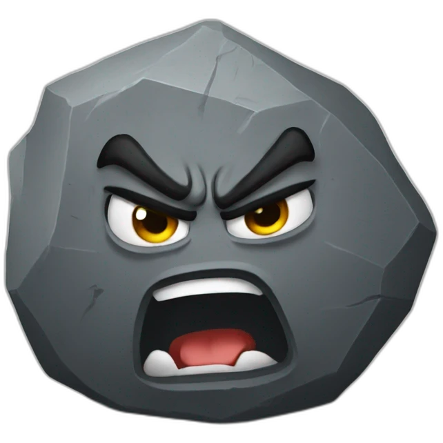 Big Rock angry emoji