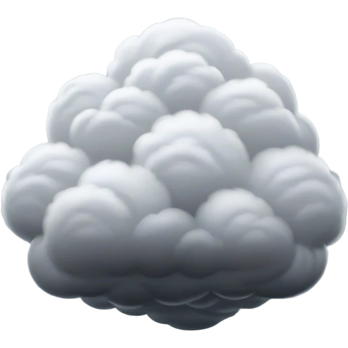 Cinematic Realistic Nimbus Emoji, Dark and foreboding, with thick, heavy clouds swirling ominously in the sky. The clouds are dense with rain, ready to pour down as the atmosphere charges with energy and anticipation. Soft glowing outline, capturing the essence of stormy tension and impending rain in a dense nimbus cloud! emoji