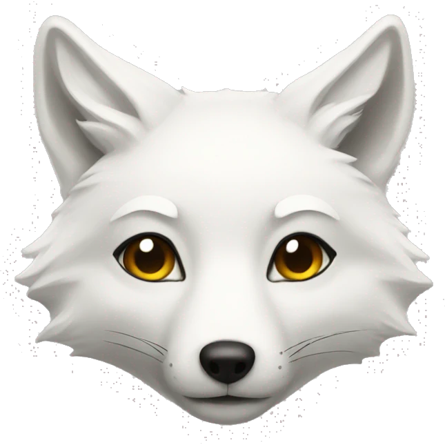 White fox emoji