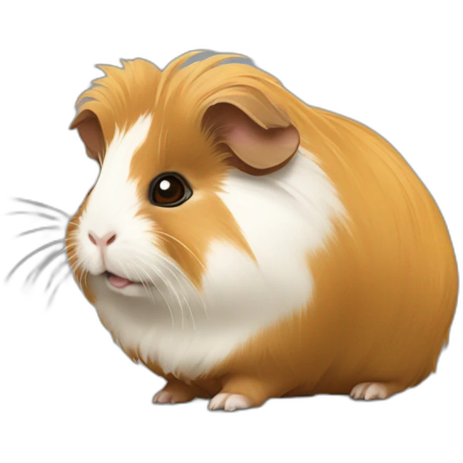 Golden abyssinian guinea pig glock emoji