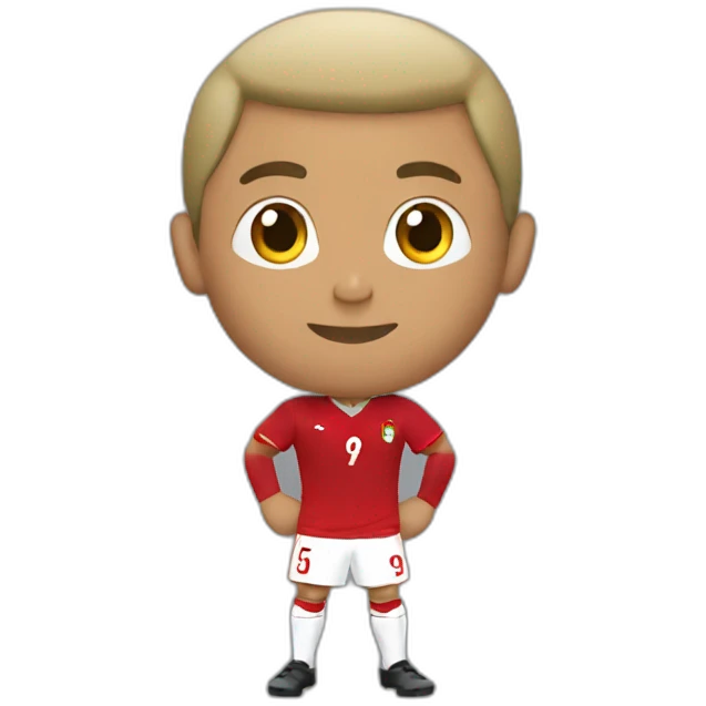 Ronaldo avec drapeau marocain emoji