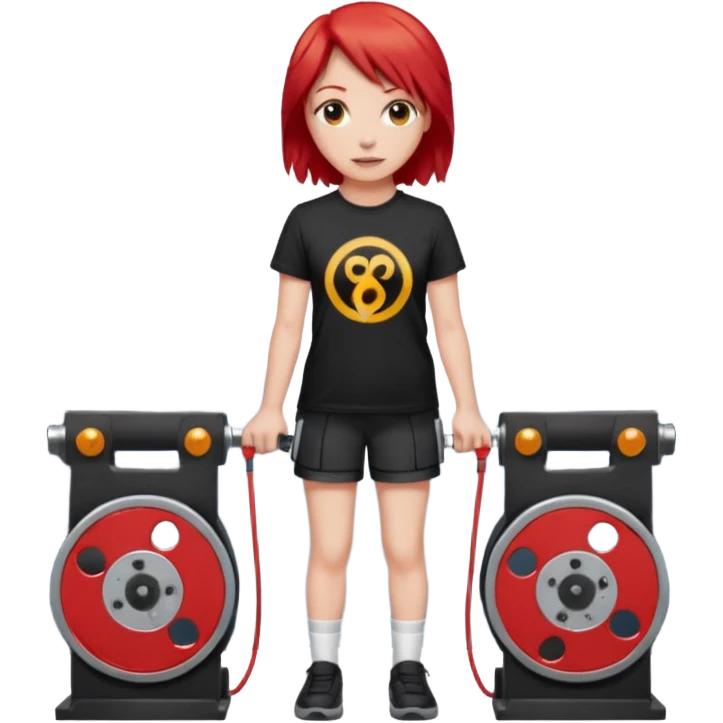 concert red Cable reels emoji