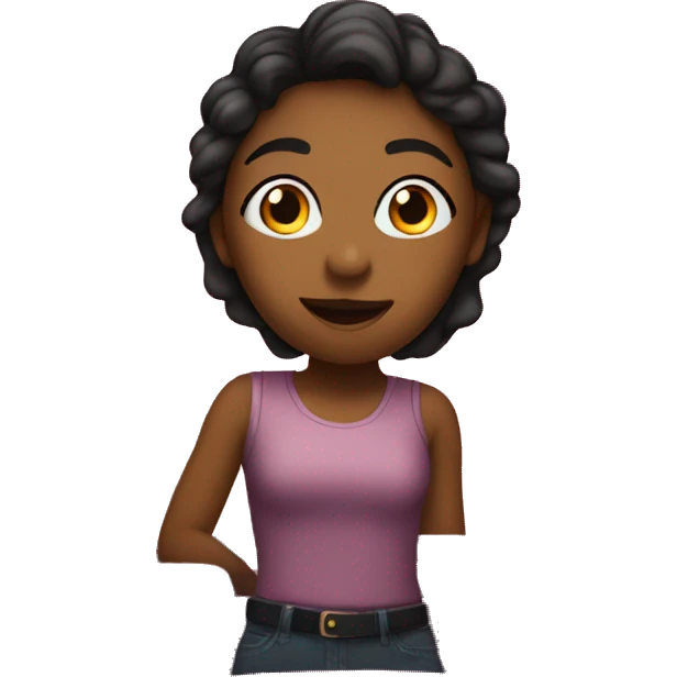 Girl on theater stage emoji