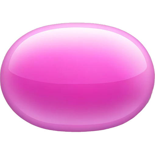 Round pink pill emoji