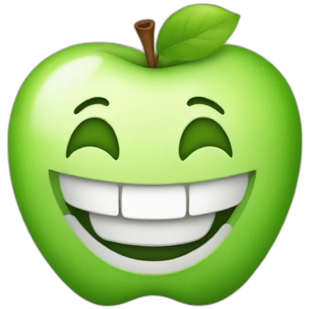 Apple smile emoji