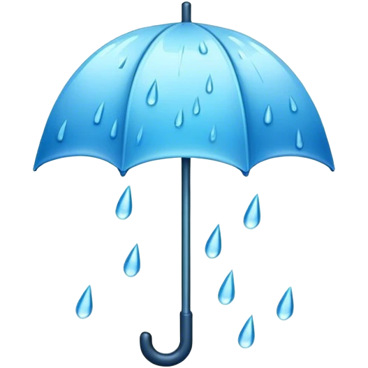 THE rain emoji