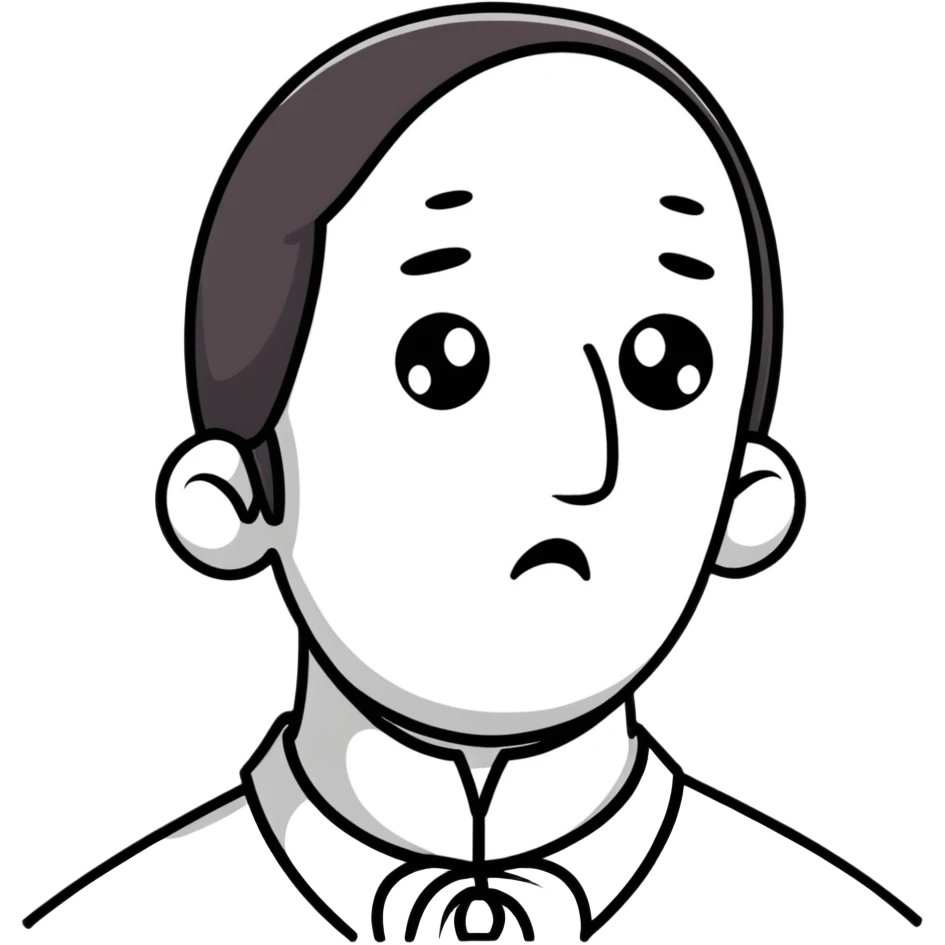 person from the 1840s with a horrified and disgusted face emoji