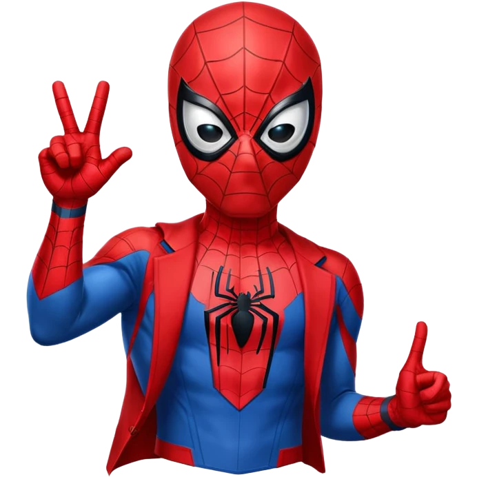 Spiderman haciendo OK emoji