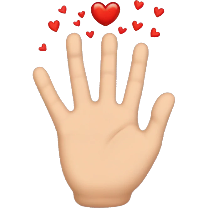Corazón de manos emoji