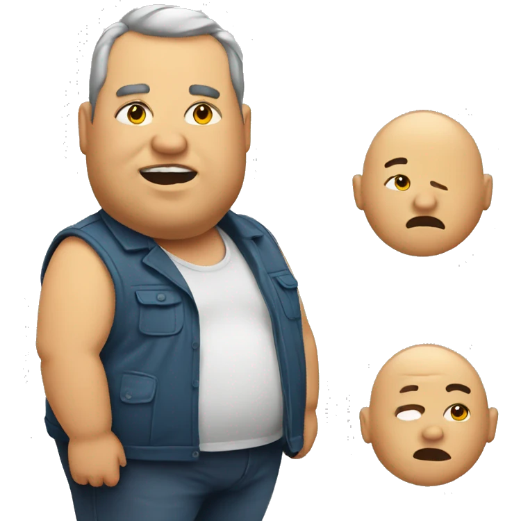 Fat man  emoji