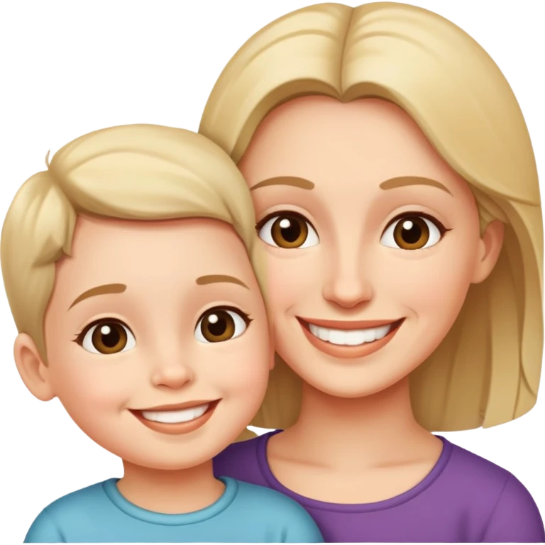Mom and kid emoji