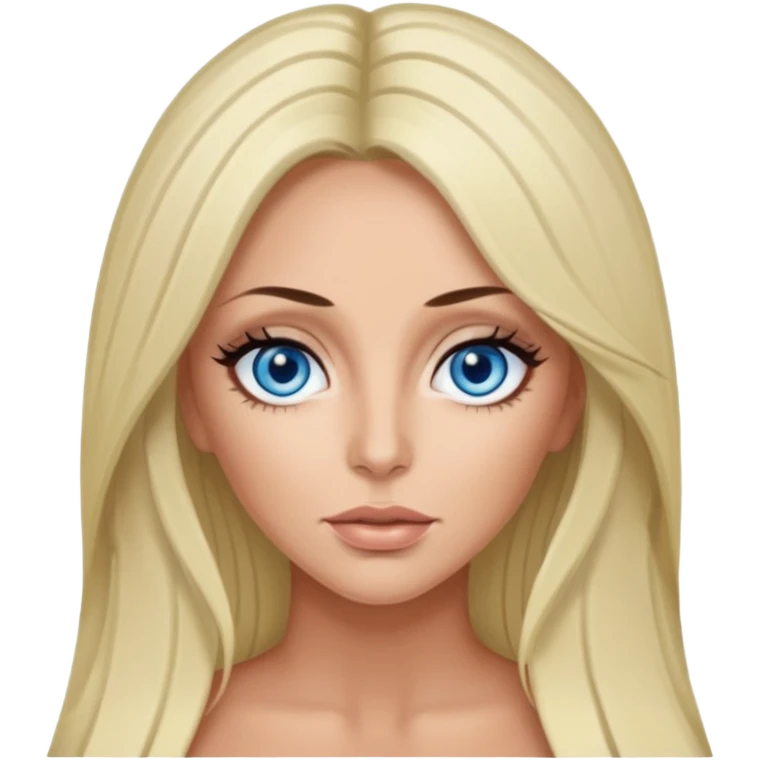 Aubrey O'Day with blue eyes emoji