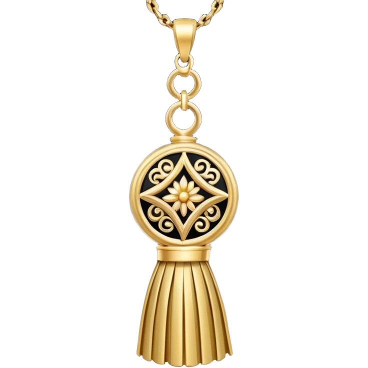 ade tassel pendant emoji
