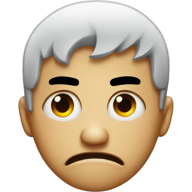 Crying angry face emoji