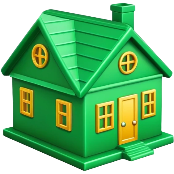 Monopoly Green House Token emoji