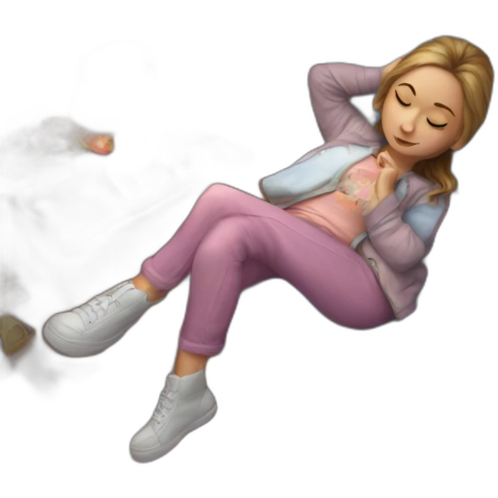 dreaming peacefully at rest emoji