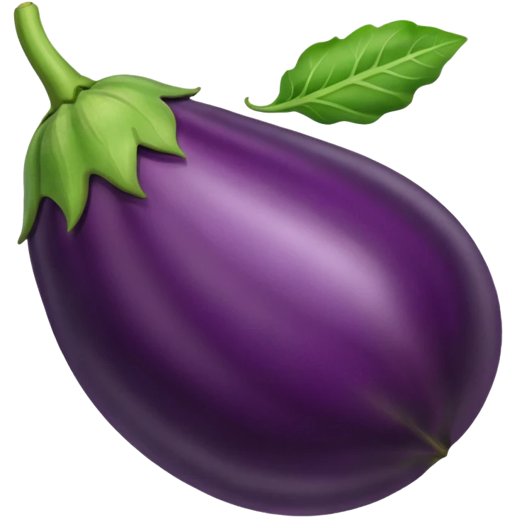 A coak looking eggplant emoji