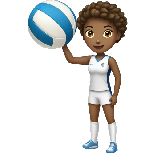 Voleyball player female  emoji