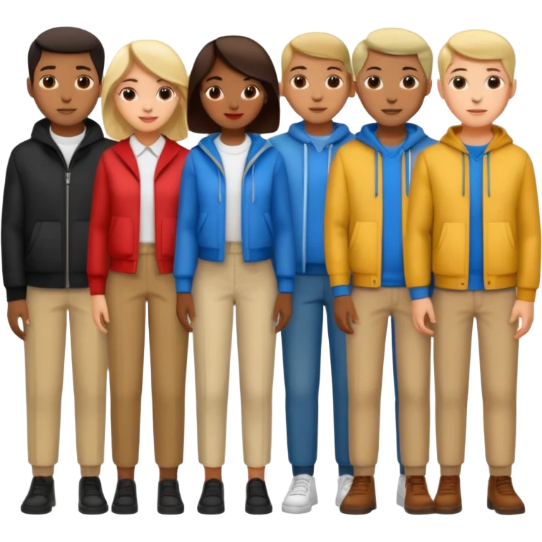 many different groups of people emoji