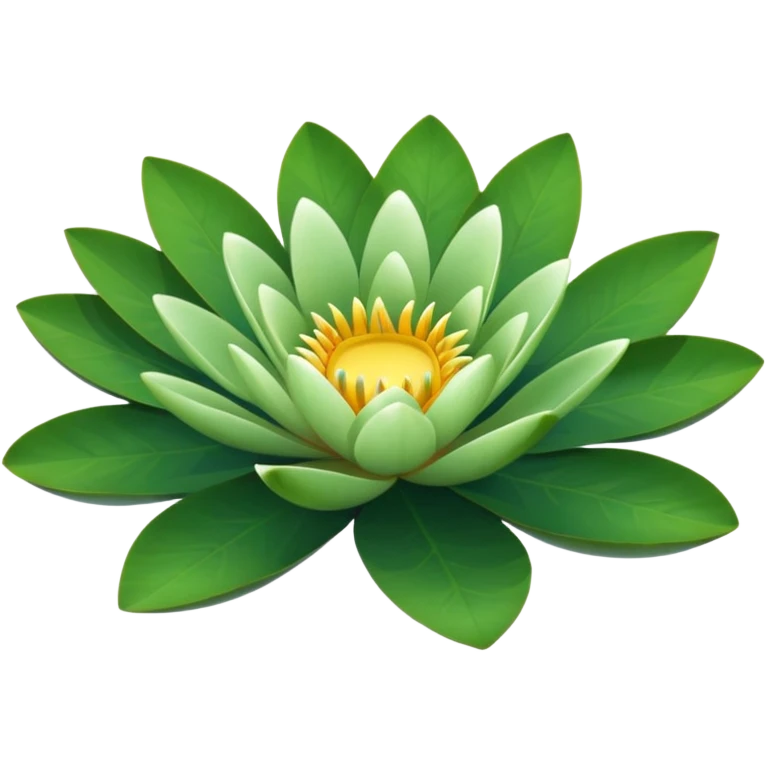 Water lily leaf emoji
