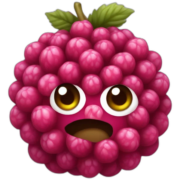 Fruit framboise  emoji