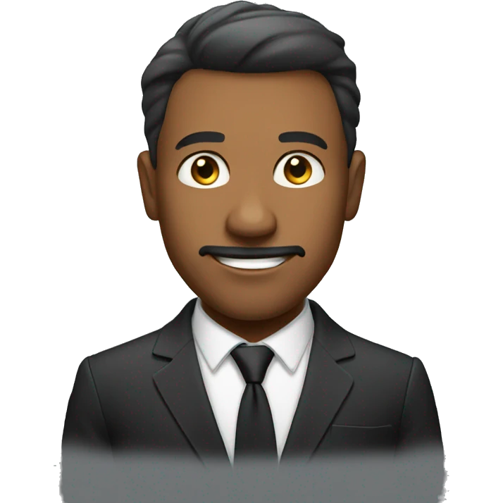 a confident man emoji