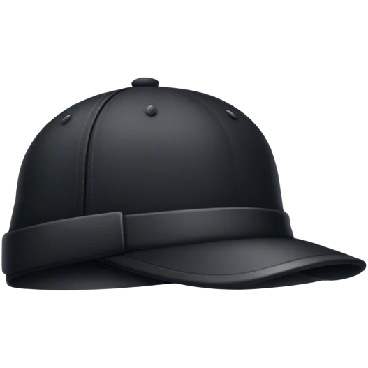 Hat preto emoji