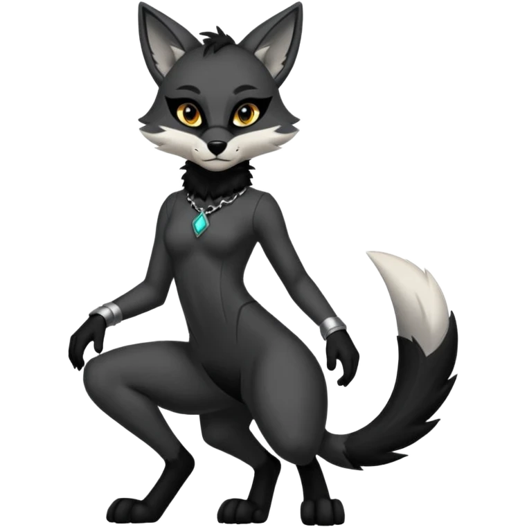 Edgy modern anthro furry by Falvie, LiLaiRa, AngieWolf emoji