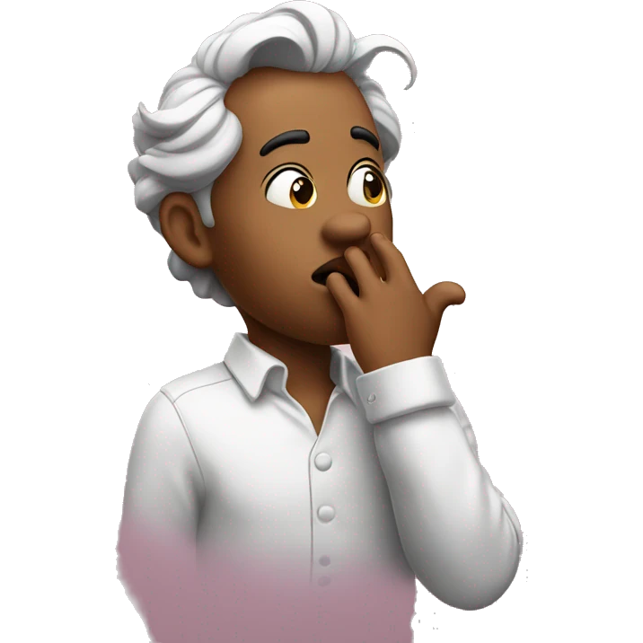 blowing a kiss emoji