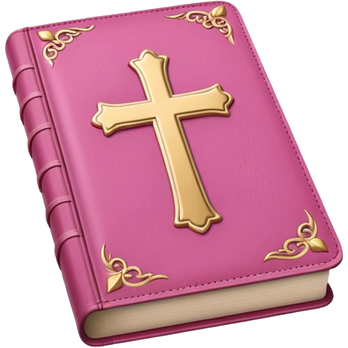 pink bible emoji