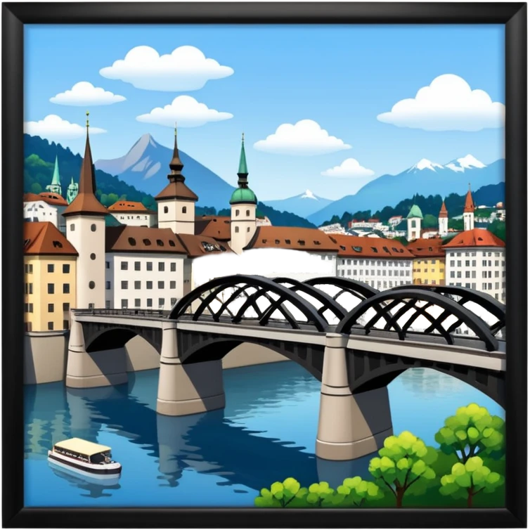 Kappelbrücke Luzern emoji