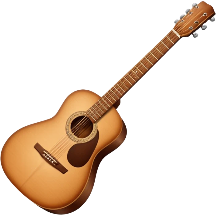 Acoustic guitar emoji