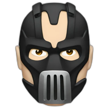 Bane with mask emoji