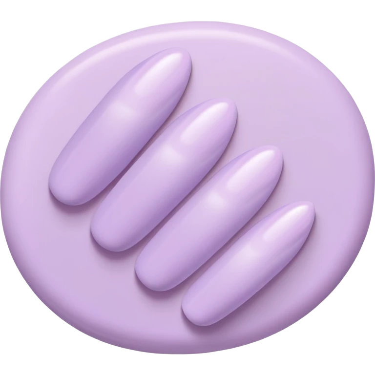 pastel lilac nails emoji