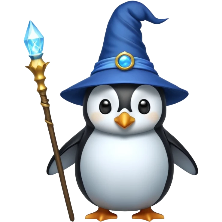 Penguin Wizard emoji