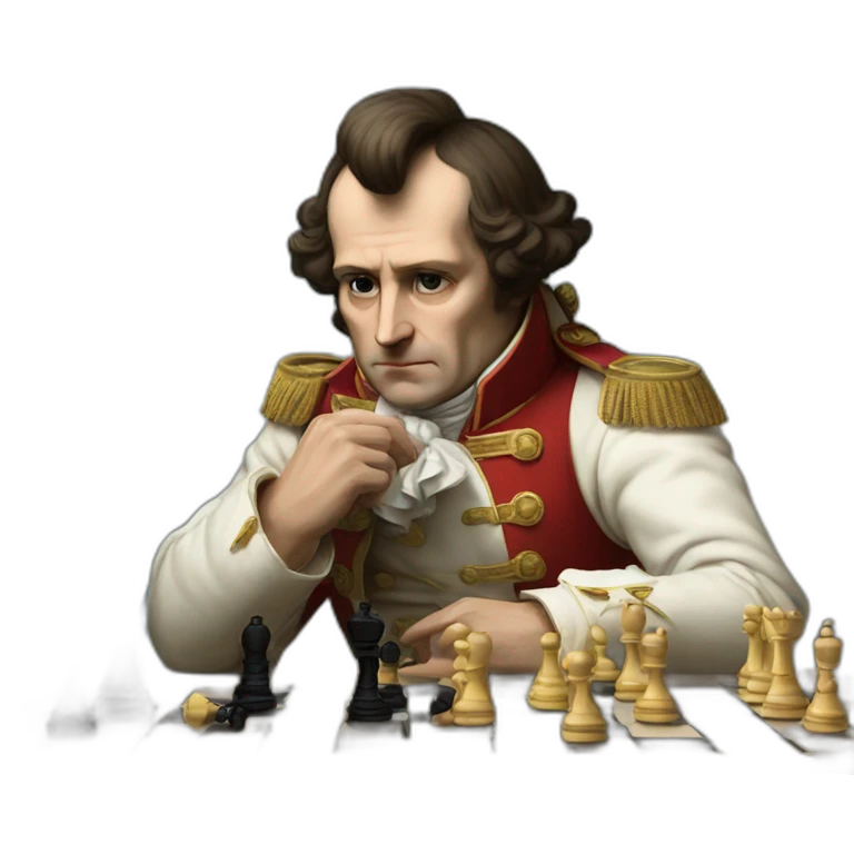 napoleon playing chess emoji