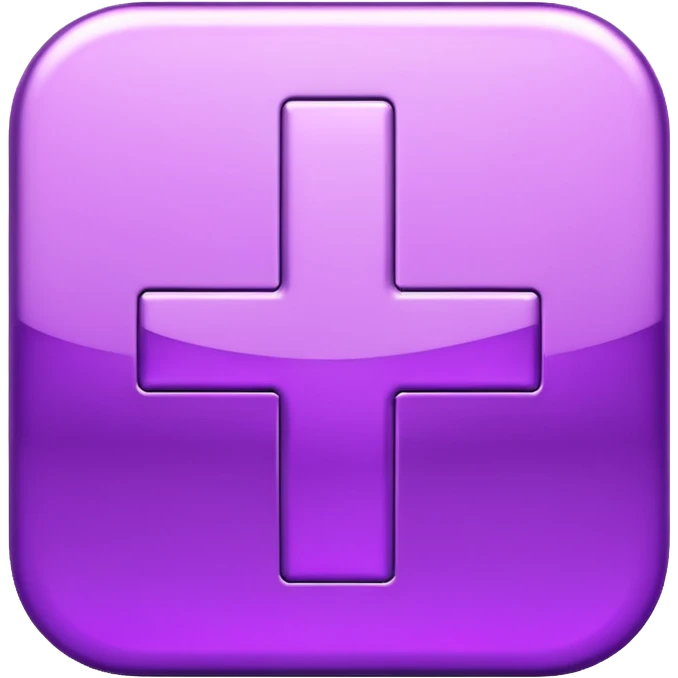 purple plus icon emoji