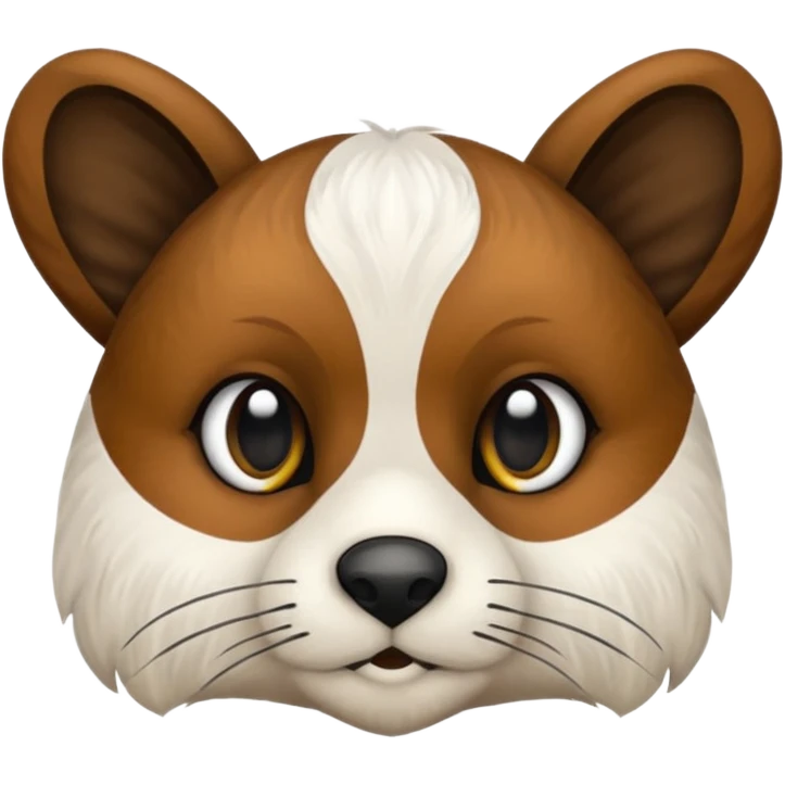 Un chien de chasse, elagneul breton assis  emoji