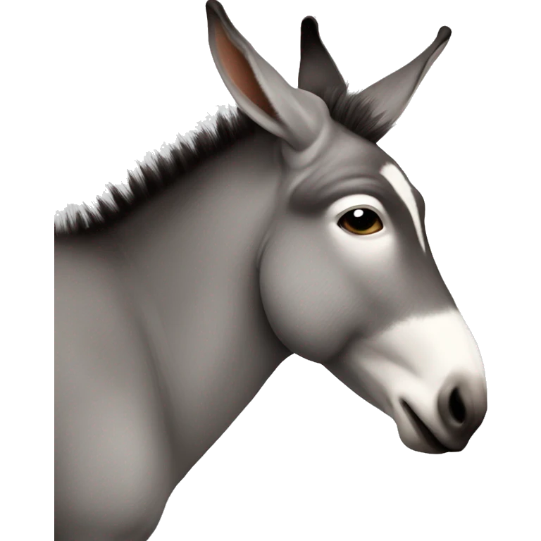 kissing donkey with lips emoji emoji
