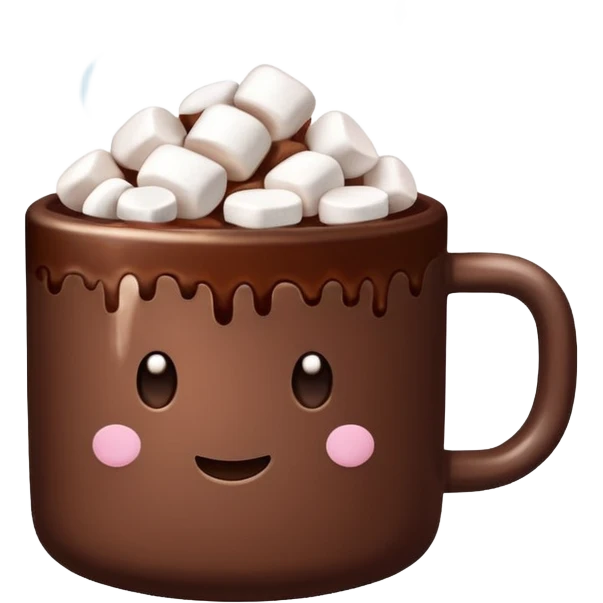 cocoa with marshmallows emoji
