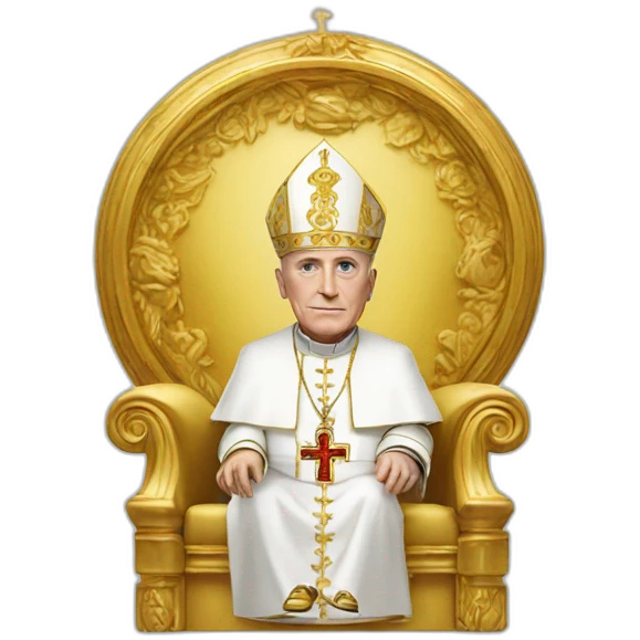 pope in versace emoji