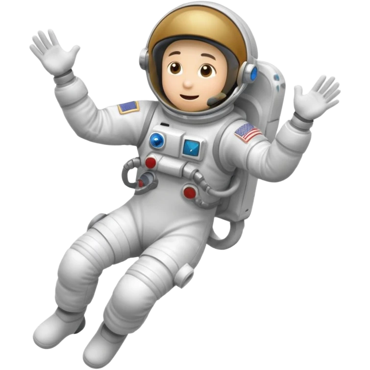 astronaut jumping emoji